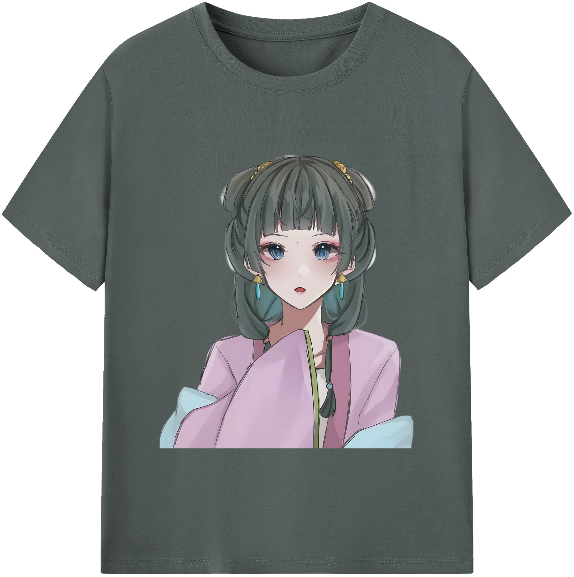 （画像用） 薬屋のひとりごと The Apothecary Diaries 綿100％ メンズ半袖Tシャツ｜肌触りやわらか＆通気性